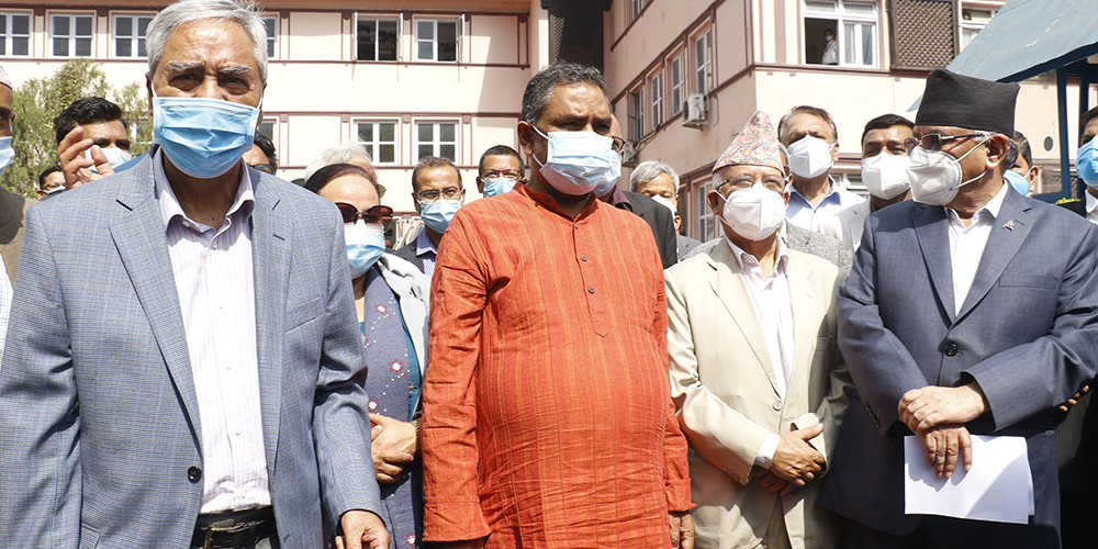 विपक्षी गठबन्धनद्वारा ढुंगा, बालुवा र गिटी निकासी गर्ने नीति फिर्ता गर्न माग